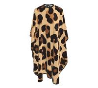 Mantellina Parrucchiere Cool Cheetah Leopard Print Mantella Taglio Capelli Personalizzati Regolabile Professionale Mantellina, Per Uomo, Taglio E Colore, Adulti, 140x168cm