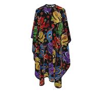 Mantellina Parrucchiere Cool Chinese Dragons Taglio Di Capelli Traspirante Impermeabile Parrucchiere Panno Grembiule, Per Uso Domestico, Bambini, Adulti, 140x168cm