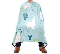 Mantellina Parrucchiere Cute Alpaca Llama Mantella Taglio Capelli Antistatico Traspirante Grembiule Da Parrucchiere, Per Uso Domestico, Uomo, Taglio E Colore, 140x168cm