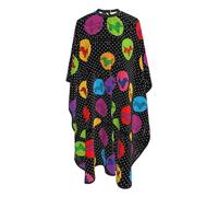 Mantellina Parrucchiere Dachshund Cute Puppy Dog Colorful With Polka Dot Mantella Taglio Capelli Antistatico Traspirante Mantello Da Parrucchiere, Per Bambini, Uomo, Adulti, 140x168cm