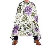 Mantellina Parrucchiere Flower And Mandala Grembiule Personalizzati Regolabile Mantello Da Parrucchiere, Per Uomo, Acconciatura, Taglio E Colore, 140x168cm
