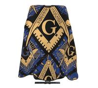 Mantellina Parrucchiere Gold Freemason Freemasonry Masonic Mantella Taglio Capelli Personalizzati Regolabile Mantello Da Parrucchiere, Per Adulti, Bambini, Uso Domestico, 140x168cm