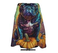 Mantellina Parrucchiere Halloween Dog Pumpkin Mantello Barbiere Per Uomo Personalizzati Impermeabile Grembiule Da Parrucchiere, Per Uso Domestico, Taglio E Colore, Uomo, 140x168cm