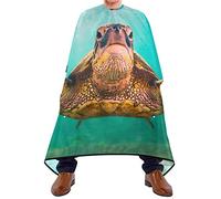 Mantellina Parrucchiere Hawaiian Green Sea Turtle Mantella Taglio Capelli Personalizzati Regolabile Grembiule Da Parrucchiere, Per Bambini, Adulti, Uomo, 140x168cm