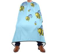 Mantellina Parrucchiere Honey Bee Grembiule Traspirante Impermeabile Parrucchiere Panno Grembiule, Per Uomo, Acconciatura, Bambini, 140x168cm
