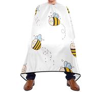 Mantellina Parrucchiere Honey Bee Mantella Taglio Capelli Impermeabile Regolabile Parrucchiere Panno Grembiule, Per Bambini, Adulti, Acconciatura, 140x168cm