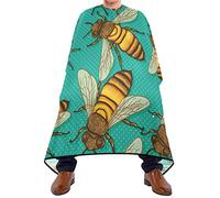 Mantellina Parrucchiere Honey Bee Mantello Barbiere Per Uomo Traspirante Personalizzati Parrucchiere Panno Grembiule, Per Bambini, Acconciatura, Taglio E Colore, 140x168cm
