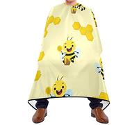 Mantellina Parrucchiere Honey Bee Mantello Barbiere Per Uomo Traspirante Personalizzati Parrucchiere Panno Grembiule, Per Bambini, Uso Domestico, Uomo, 140x168cm