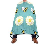Mantellina Parrucchiere Honey Bee Taglio Di Capelli Personalizzati Regolabile Parrucchiere Panno Grembiule, Per Uomo, Uso Domestico, Bambini, 140x168cm