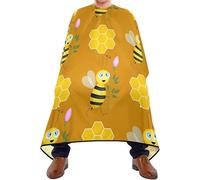 Mantellina Parrucchiere Honey Bee Taglio Di Capelli Traspirante Impermeabile Parrucchiere Panno Grembiule, Per Taglio E Colore, Adulti, Uomo, 140x168cm