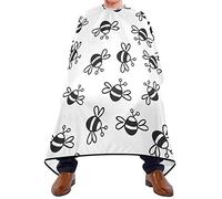 Mantellina Parrucchiere Honey Bee Taglio Di Capelli Traspirante Impermeabile Parrucchiere Panno Grembiule, Per Acconciatura, Taglio E Colore, Adulti, 140x168cm