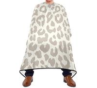 Mantellina Parrucchiere Leopard Mantella Taglio Capelli Traspirante Regolabile Professionale Mantellina, Per Bambini, Adulti, Uso Domestico, 140x168cm
