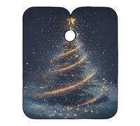 Mantellina Parrucchiere Magical Christmas Tree Taglio Di Capelli Personalizzati Traspirante Parrucchiere Panno Grembiule, Per Acconciatura, Adulti, Bambini, 140x168cm