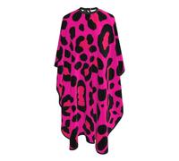 Mantellina Parrucchiere Pink Dots Wild Cheetah Leopard Print Grembiule Personalizzati Regolabile Professionale Mantellina, Per Adulti, Uomo, Bambini, 140x168cm