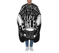 Mantellina Parrucchiere Trust In Lord Powerful Quotes, White Mantello Da Barbiere Per Bambini Parrucchiere Panno Grembiule Regolabile Mantella Taglio Capelli, Per Bambini, Adulti, 140×168cm