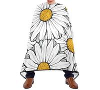 Mantellina Parrucchiere Vintage Pattern With Daisies Mantella Taglio Capelli Traspirante Impermeabile Parrucchiere Panno Grembiule, Per Acconciatura, Taglio E Colore, Uomo, 140x168cm