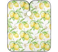 Mantellina Parrucchiere Watercolor Lemon Flower Mantello Da Barbiere Per Bambini Impermeabile Traspirante Parrucchiere Panno Grembiule, Per Uso Domestico, Bambini, Uomo, 140x168cm