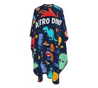 Mantellina Parrucchiere Zodiac Planet Galaxy Starry Stars Space Ufo Cartoon Dinosaurs Grembiule Personalizzati Regolabile Parrucchiere Panno Grembiule, Per Bambini, Uomo, Acconciatura, 140x168cm