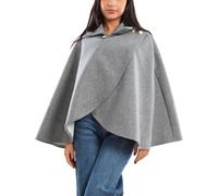 Mantellina Poncho Donna Elegante Bottoni Dorati Coprispalle TOOCOOL VB-5693