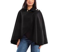 Mantellina Poncho Donna Elegante Bottoni Dorati Coprispalle TOOCOOL VB-5693
