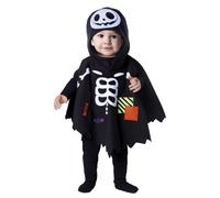 Mantellina scheletro baby 18-36 mesi - carnaval queen