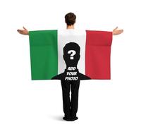 Mantello a Bandiera Personalizzato, con Logo/Immagine/Parole