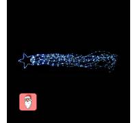 Mantello Cometa 465 MicroLED 2m Bianco Freddo Flash IP44 - Nataluna