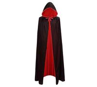 Mantello con cappuccio, cappello di Halloween con cappuccio | Mantello per cosplay in velluto da vampiro a lunghezza intera | Mantello per cosplay leggero a tutta lunghezza, mantello in velluto unisex