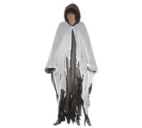 Mantello con cappuccio da uomo | 190 cm Rinascimento con cappuccio con metà cappuccio Costume di Halloween | Capitum con cappuccio per costumi horror, giochi di ruolo, feste a tema e attrazione