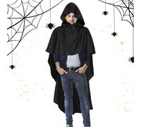 Mantello con cappuccio da uomo | Mantello vintage con cappuccio - Costumi Cosplay Abbigliamento per spettacoli teatrali Festival Falò Vacanze Foto Vampiro Sposa Rinascimento Autunno Party Goth Ghost