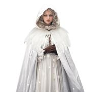 Mantello Con Cappuccio Da Uomo Veste Lunga Medievale Unisex Halloween | Mantello Di Velluto Con Cappuccio per Cosplay Rinascimento Carnevale Feste Spettacoli Teatrali