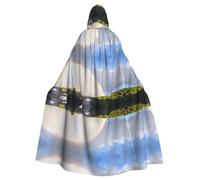 Mantello con cappuccio delle Cascate del Niagara per Halloween, Cosplay, Ma