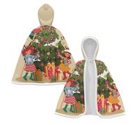 Mantello con cappuccio di Halloween - Mantello personalizzato per Natale, Hallow