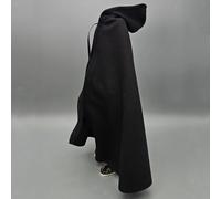 Mantello con cappuccio in scala 1/6, accessorio per costume da soldato lungo da