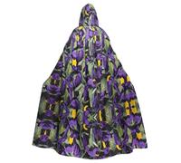 Mantello con cappuccio per adulti di Halloween YYHHAOFA viola rondine volante modello super grande mantello con cappuccio con papillon
