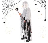 Mantello con cappuccio per Halloween, costume cosplay gotico retrò | Costume da mantello con cappuccio per Halloween per case incantate, maschere, carnevale, spettacoli tematici