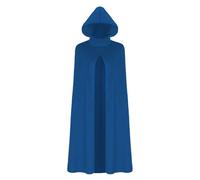 Mantello con cappuccio per Halloween, strega mietitrice, aperto sul davanti, misterioso, gotico, moda, guerriero, esibizione, costumi di Halloween, feste in maschera