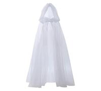 Mantello Con Cappuccio Traspirante Mantelle Lunghe Poncho Scialle Avvolgente Scialle Da Sposa Velato Morbido Per Le Donne Attività All'aperto Abbigliamento Da Spiaggia Copricostume Con Cappuccio