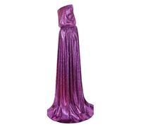 Mantello con cappuccio unisex a tutta lunghezza, Mantello con cappuccio lucido di Halloween,Mantelle per costumi da donna morbidi | unisex Mardi Gras per feste in costume, costumi di scena, s