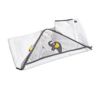 Mantello da bagno e guanto da bagno bianco Babyfan