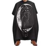 Mantello Da Barbiere Cat Black Moon Magic Impermeabile Haircut Grembiule Professionale Mantella Taglio Capelli Per Styling Barbieri Adulti