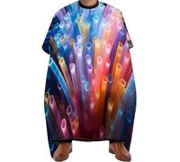 Mantello Da Barbiere Colorful Plastic Straws Mantella Parrucchiere Unisex Grembiule Da Parrucchiere Regolabile Mantelle Per Parrucchiere Per Hair Styling Parrucchieri 140x168cm
