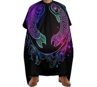Mantello da Barbiere Constellation Zodiac Sign Pisces, Unisex Taglios di Capelli da Mantello Professionale Mantella Parrucchiere per Styling Donne 140X168cm