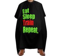 Mantello Da Barbiere Eat Train Sleep Repeat Grembiule Da Parrucchiere Unisex Mantello Da Parrucchiere Professionale Mantelle Per Parrucchiere Per Parrucchieri Hair Styling 140x168cm