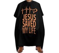 Mantello Da Barbiere God Saved My Life Grembiule Da Parrucchiere Unisex Mantella Parrucchiere Professionale Mantelle Per Parrucchiere Per Acconciatura Taglio Hair Styling Parrucchieri 140x168cm