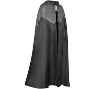 Mantello da cacciatore con cappuccio uomo, stile Witcher, cavaliere medievale, costume cosplay, Halloween per Feste in Famiglia(L)