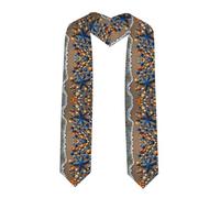 Mantello da laurea stampato con molte conchiglie e onde (182,9 cm), regalo di laurea, pieno di senso cerimoniale,