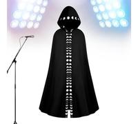 Mantello da , mantello con cappuccio, unisex, per Halloween, cosplay, riutilizzabile, regolabile, per adulti, per giochi di ruolo