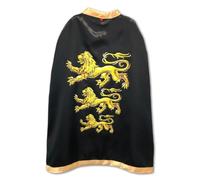 Mantello Da Re Per Bambini - Costume Medievale Tre Leoni, 3-8 Anni | Collezione Re Dei Tre Leoni | Mantello Taglia Unica Per Costume Da Re, Teatro E Avventure Medievali