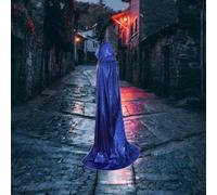 Mantello da strega con cappuccio da mago, mantello da cosplay per accessori